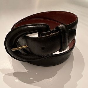 Women’s Vintage Coach Black Leather Belt